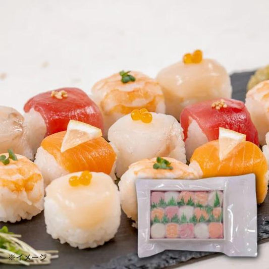 Temari Sushi (bite-sized sushi balls) – Seafood (Salmon, Shrimp, Tuna, Sea Bream, etc.)